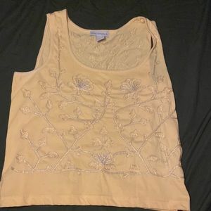 vintage embroidered tank